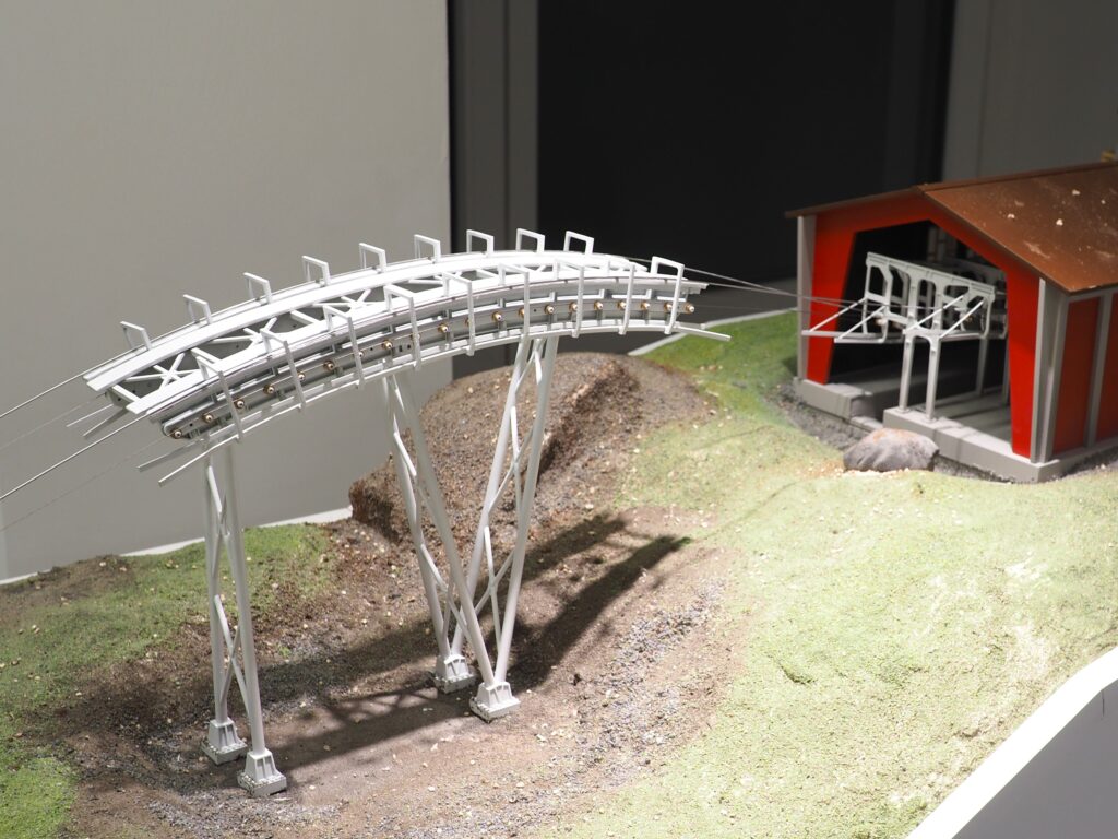 Modelářské diorama horní stanice Malino Brdo
