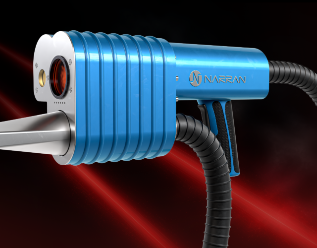 Vizualizace čistícího laseru pro marketingové účely